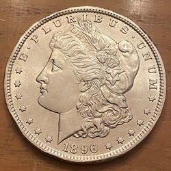 1896 Morgan Silver Dollar