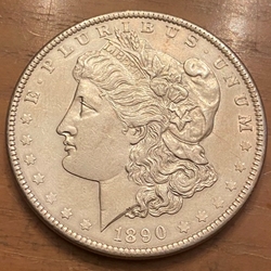 1890 Morgan Silver Dollar