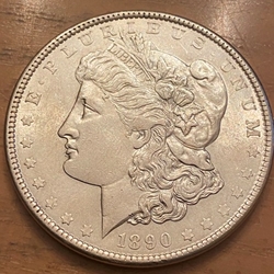 1890 Morgan Silver Dollar