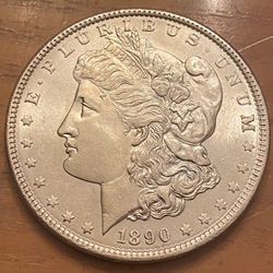 1890 Morgan Silver Dollar