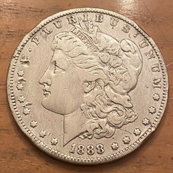 1888-O Morgan Silver Dollar