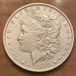 1888 Morgan Silver Dollar