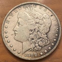 1888 Morgan Silver Dollar