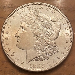 1882-S Morgan Silver Dollar