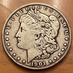 1901-O Morgan Silver Dollar