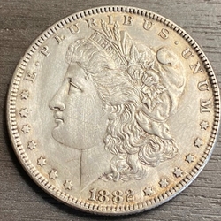 1882 Morgan Silver Dollar