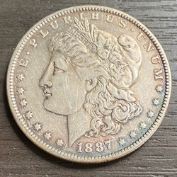 1887-0 Morgan Silver Dollar