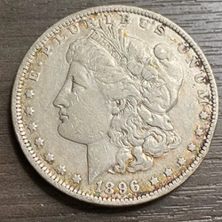 1896-O Morgan Silver Dollar