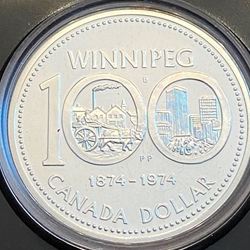 1974 1 Dollar - Elizabeth II Winnipeg