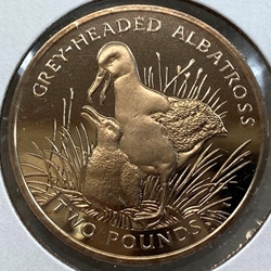 2006, 2 Pounds - Elizabeth II Grey-headed Albatross, South Georgia and the South Sandwich Islands