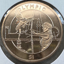 2012, 1 Dollar Summer Olympic-London, Republic of Sierra Leone