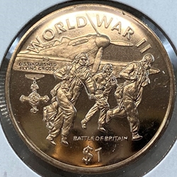 1997, 1 Dollar Battle of Britain, REPUBLIC OF LIBERIA