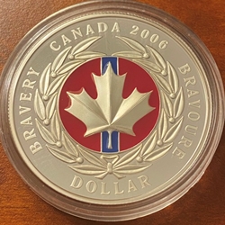 2006 Canada 1 Dollar - Elizabeth II Medal of Bravery