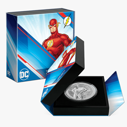 2022 Niue DC Comics THE FLASH CLASSIC 2022 Niue 3 oz Silver Proof Coin $10 Mintage of 1000