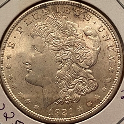 1921 Morgan Silver Dollar