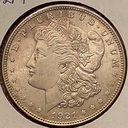 1921 Morgan Silver Dollar