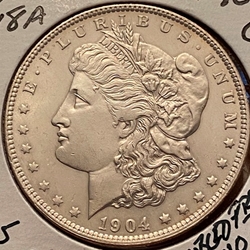 1904-0 Morgan Silver Dollar