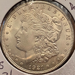 1921-D Morgan Silver Dollar