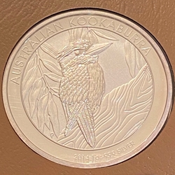 2014 Australia,  1 Dollars - Elizabeth II 4th Portrait - Australian Kookaburra