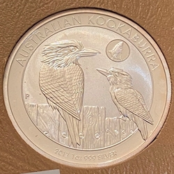 2017 Australia,  1 Dollars - Elizabeth II 4th Portrait - Australian Kookaburra, Shark Privy