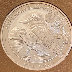 2019 Australia,  1 Dollars - Elizabeth II 6th Portrait - Australian Kookaburra, Panda Privy