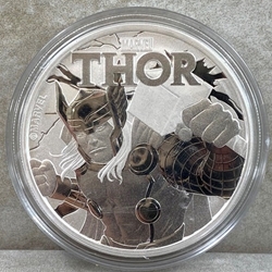 2018 Tuvalu Marvel Comics Thor 1 oz .999 Silver