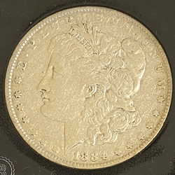 1884 Morgan Silver Dollar