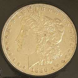 1886 Morgan Silver Dollar