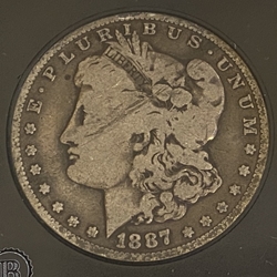 1887-0 Morgan Silver Dollar