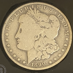 1890-O Morgan Silver Dollar