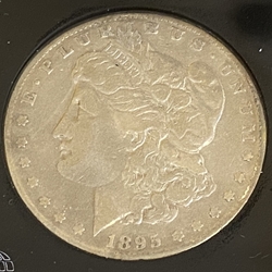 1895-O Morgan Silver Dollar