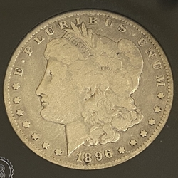 1896-O Morgan Silver Dollar