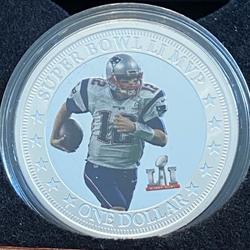 2017 Fiji One Dollar, Tom Brady - Super Bowl LI MVP