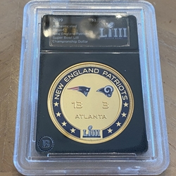 2019 Fiji One Dollar, Super Bowl LIII, New England Patriots