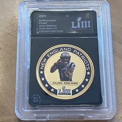 2019 Fiji One Dollar, Super Bowl LIII, Julian Edelman