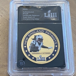 2019 Fiji One Dollar, Super Bowl LIII, Cordarrelle Patterson