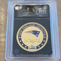 2019 Fiji One Dollar, Super Bowl LIII, Patriots