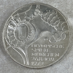 1972-G 10 Deutsche Mark Olympic Games in Munich Olympic Stadium