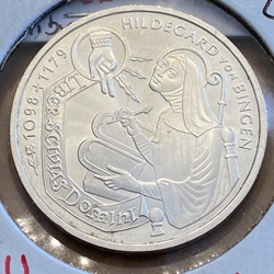 1998-G Germany, 10 Deutsche Mark Hildegard von Bingen