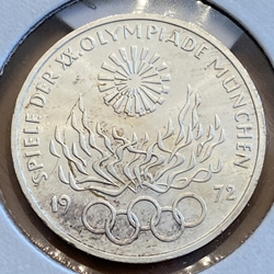 1972-F 10 Deutsche Mark Olympic Games in Munich