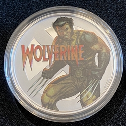 2020 Fiji One Dollar, Wolverine, 1 oz .999 Silver