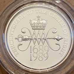 1989 Great Britain 2 Pounds - Elizabeth II Claim of Right, ASW: 0.4752oz