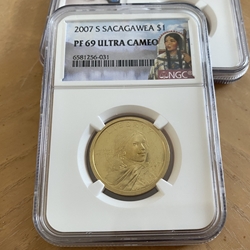 2007-S Sacagawea Dollar, Proof PF69 Ultra Cameo