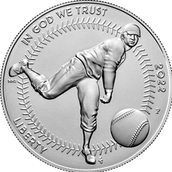 2022-P Uncirculated Negro Leagues Baseball Silver Dollar, Wanted