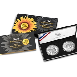 2020-P Women's Suffrage Centennial Proof Silver Dollar and Medal Set, Wanted