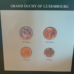 Coin Sets of All Nations, Luxembourg