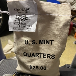 2006-D Colorado, Washington Quarter, Original Mint Sewn Bag 100 Coins