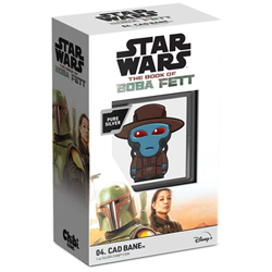 2022 Niue Star Wars™ The Book of Boba Fett™ - Cad Bane™ 1oz Silver Chibi® Coin