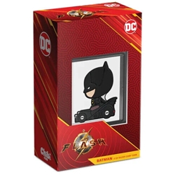 2023 Niue DC Comics THE FLASH™ - BATMAN™ '89 MEGA Chibi® 2oz Silver Coin