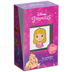 2021 Niue Disney Princess – Aurora 1oz Silver Chibi® Coin